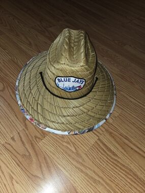 Toronto Blue Jays Reyn Spooner  Hawaiian Straw Hat  size Men's OSFM